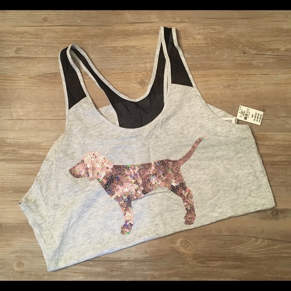 Victoria’s Secret Pink Sequin Tank - Picture 3 of 3